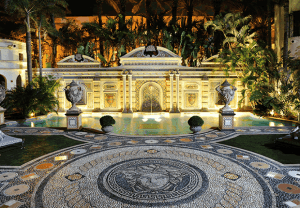 Experience luxury accommodations at the iconic Versace Mansion in Miami Beach - the perfect place to stay on the beach!
