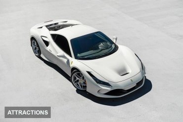 Unleash Elegance: The White Ferrari's Roar