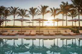 The pool at the Four Seasons Hotel at The Surf Club